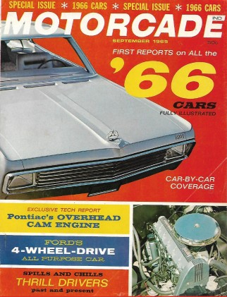 MOTORCADE 1965 09 - '66 CARS FIRST REPORTS*